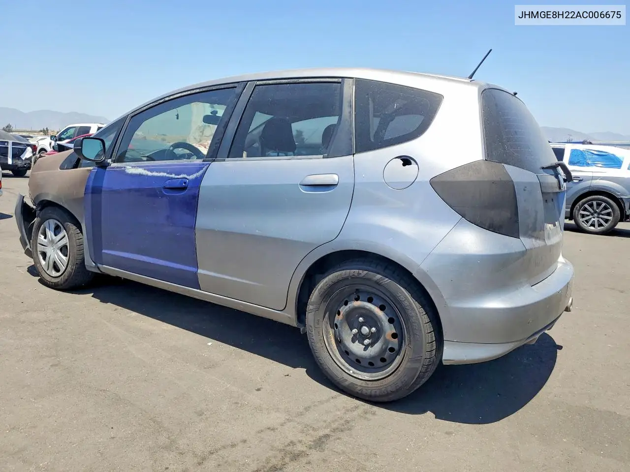 2010 Honda Fit VIN: JHMGE8H22AC006675 Lot: 61602456