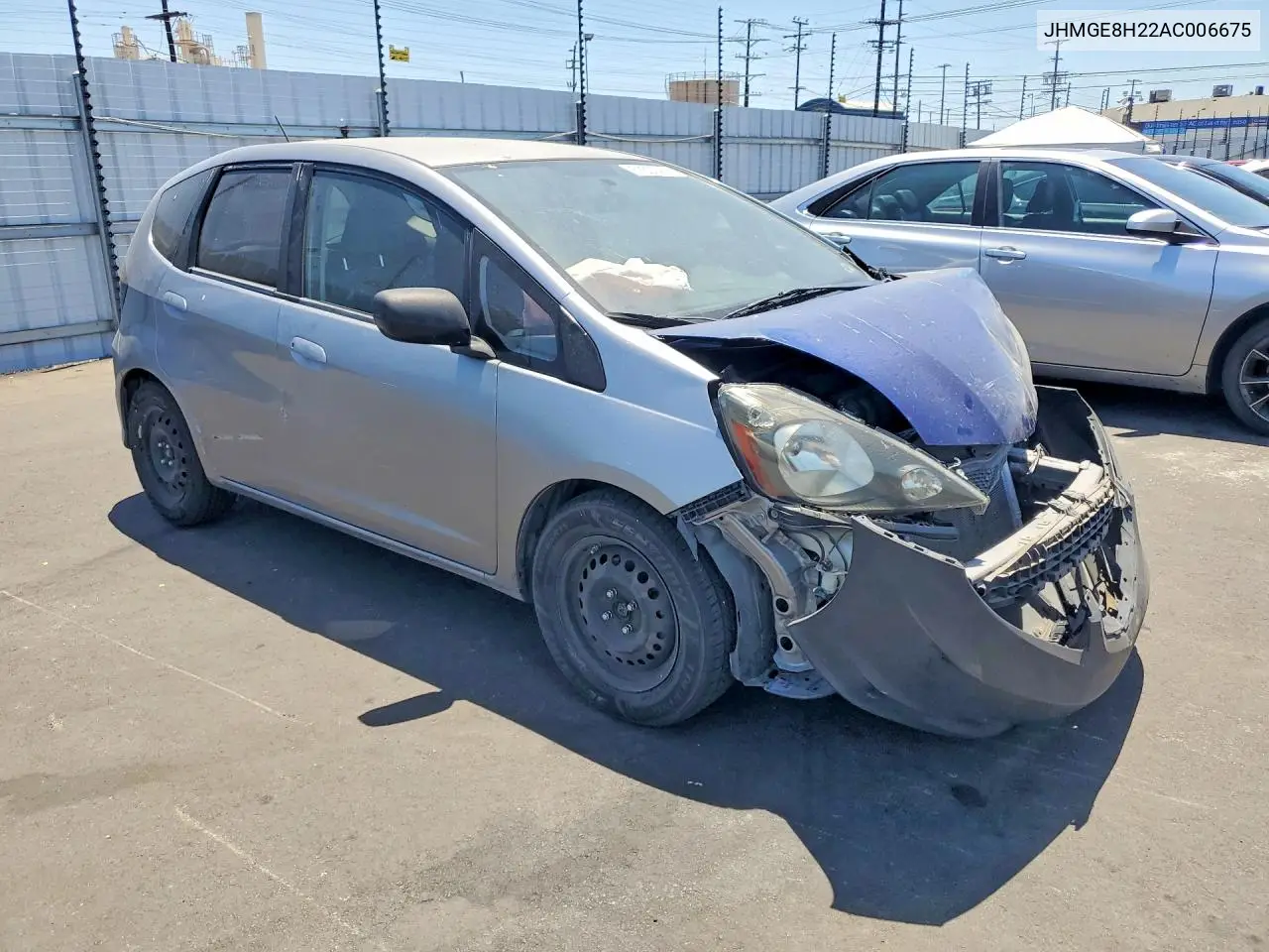 2010 Honda Fit VIN: JHMGE8H22AC006675 Lot: 61602456