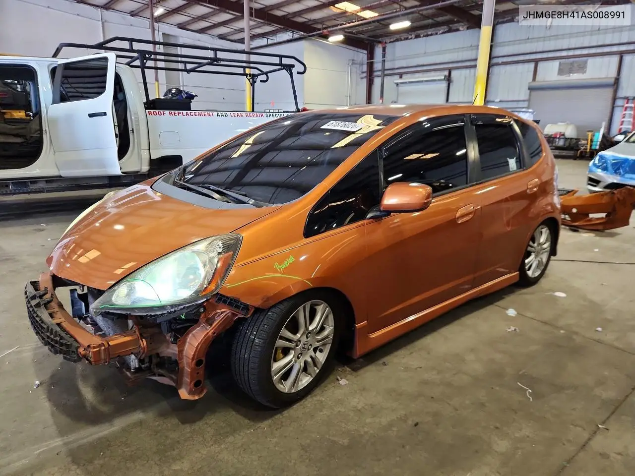 2010 Honda Fit Sport VIN: JHMGE8H41AS008991 Lot: 61876026