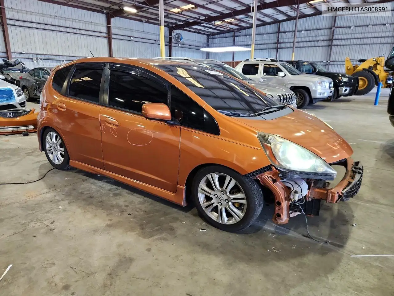 2010 Honda Fit Sport VIN: JHMGE8H41AS008991 Lot: 61876026