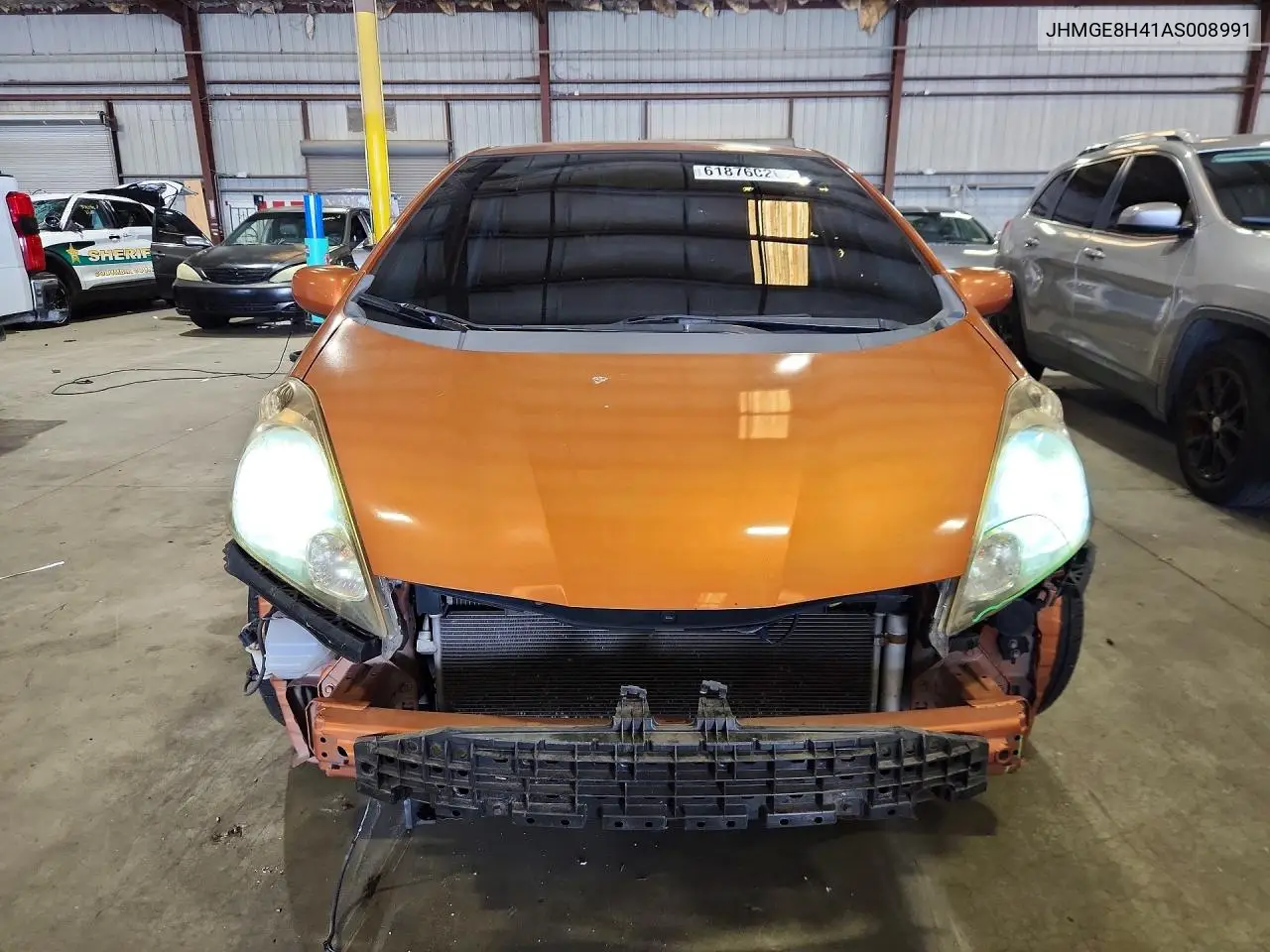 2010 Honda Fit Sport VIN: JHMGE8H41AS008991 Lot: 61876026