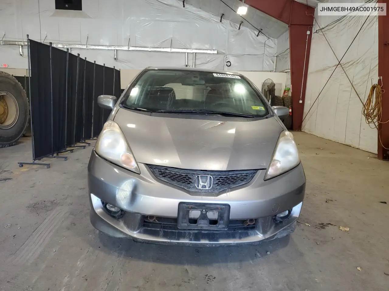 2010 Honda Fit Sport VIN: JHMGE8H49AC001975 Lot: 84868145