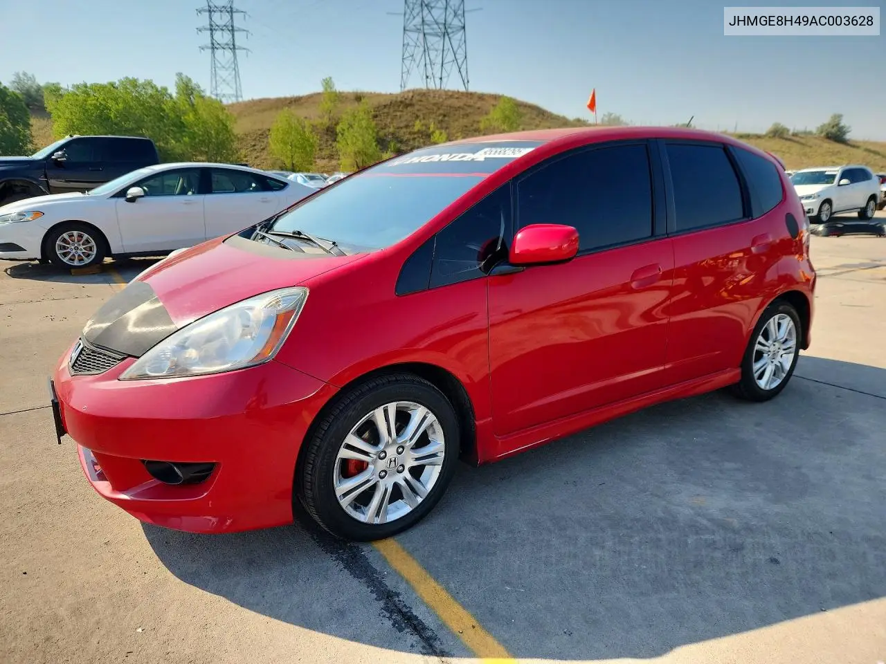 2010 Honda Fit Sport VIN: JHMGE8H49AC003628 Lot: 95588295