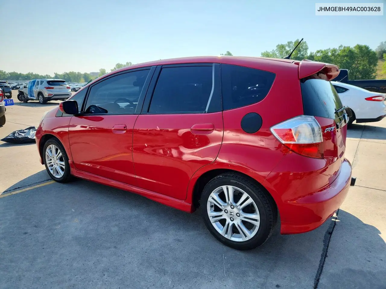 2010 Honda Fit Sport VIN: JHMGE8H49AC003628 Lot: 95588295