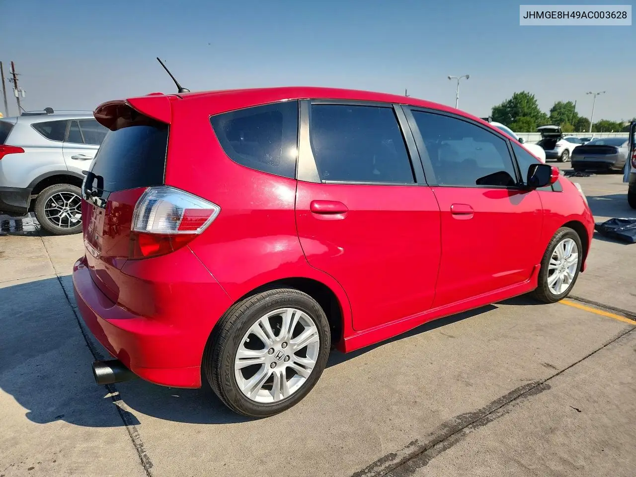 2010 Honda Fit Sport VIN: JHMGE8H49AC003628 Lot: 95588295