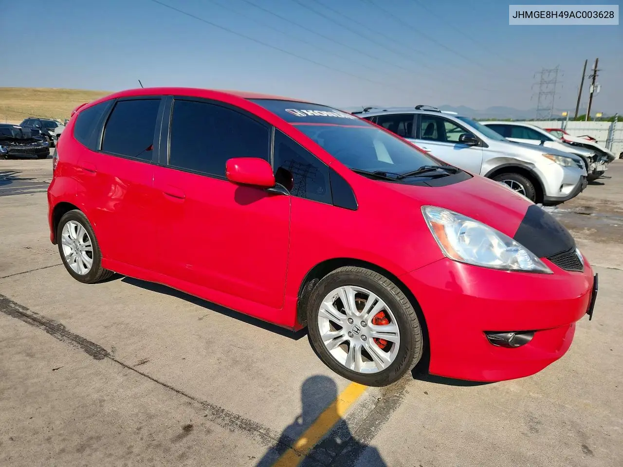 2010 Honda Fit Sport VIN: JHMGE8H49AC003628 Lot: 95588295