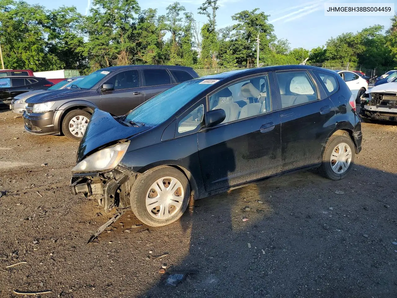 2011 Honda Fit VIN: JHMGE8H38BS004459 Lot: 56990286