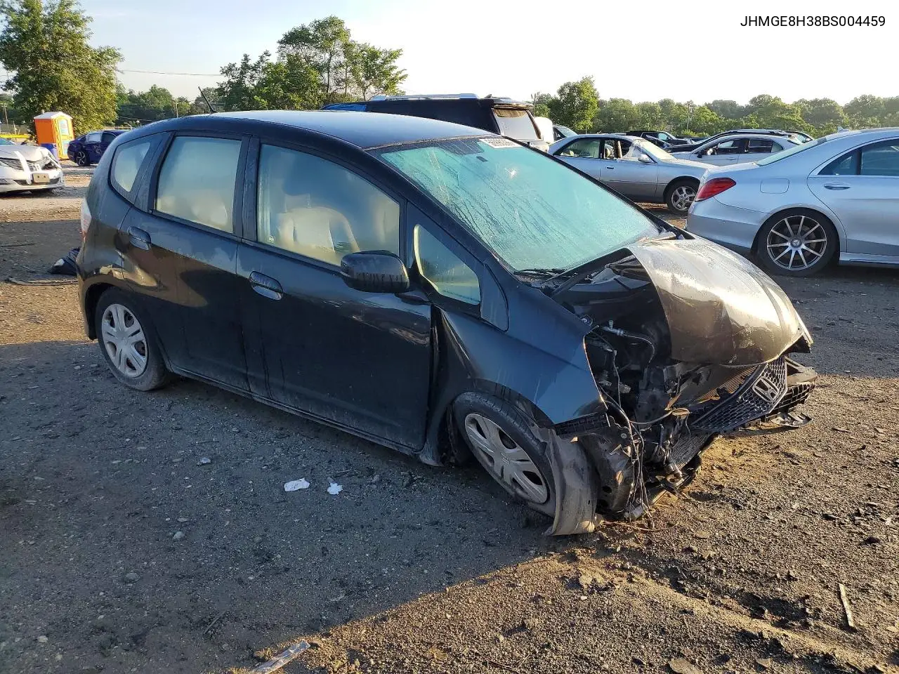 2011 Honda Fit VIN: JHMGE8H38BS004459 Lot: 56990286