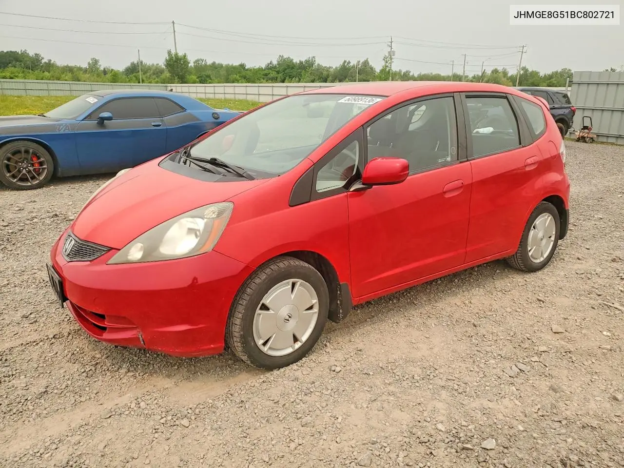 2011 Honda Fit Sport VIN: JHMGE8G51BC802721 Lot: 60989136