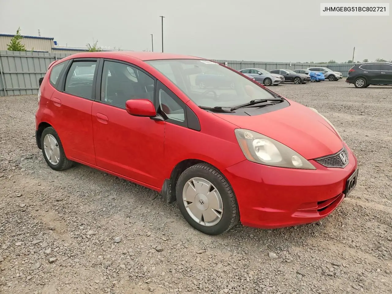 2011 Honda Fit Sport VIN: JHMGE8G51BC802721 Lot: 60989136