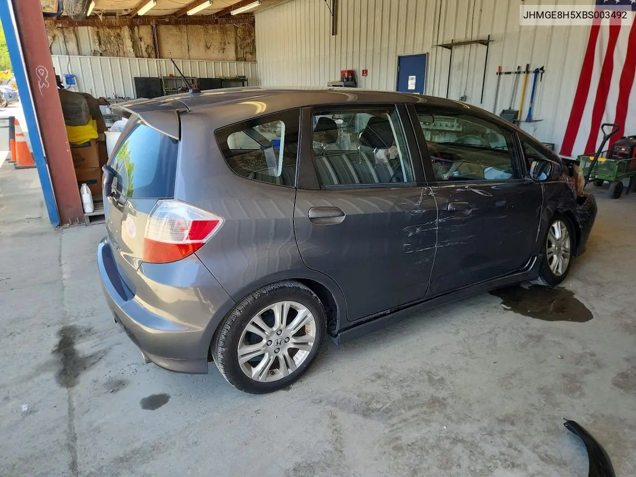 2011 Honda Fit Sport VIN: JHMGE8H5XBS003492 Lot: 61250206