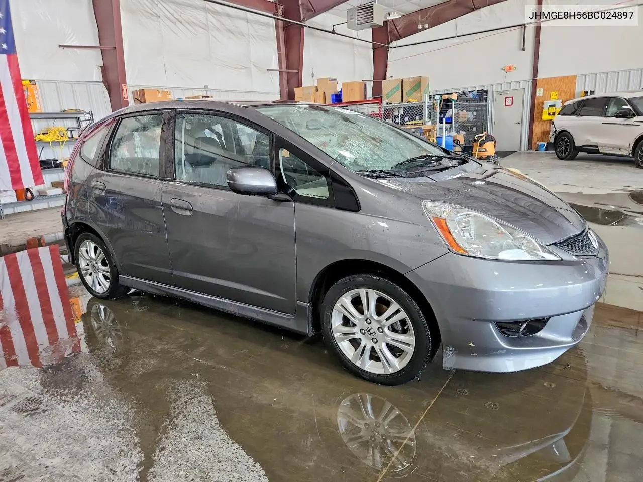 2011 Honda Fit Sport VIN: JHMGE8H56BC024897 Lot: 61556346