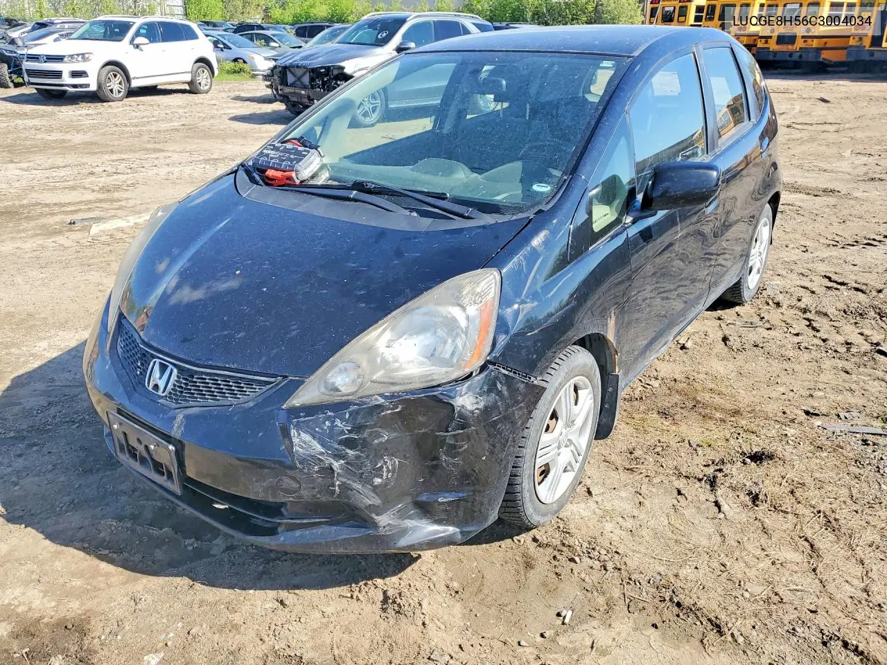 2012 Honda Fit Lx VIN: LUCGE8H56C3004034 Lot: 55114776