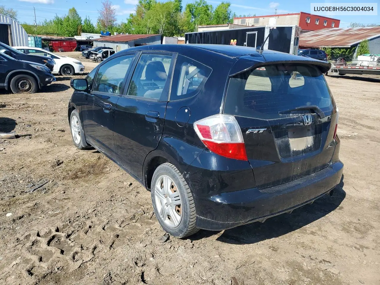 2012 Honda Fit Lx VIN: LUCGE8H56C3004034 Lot: 55114776
