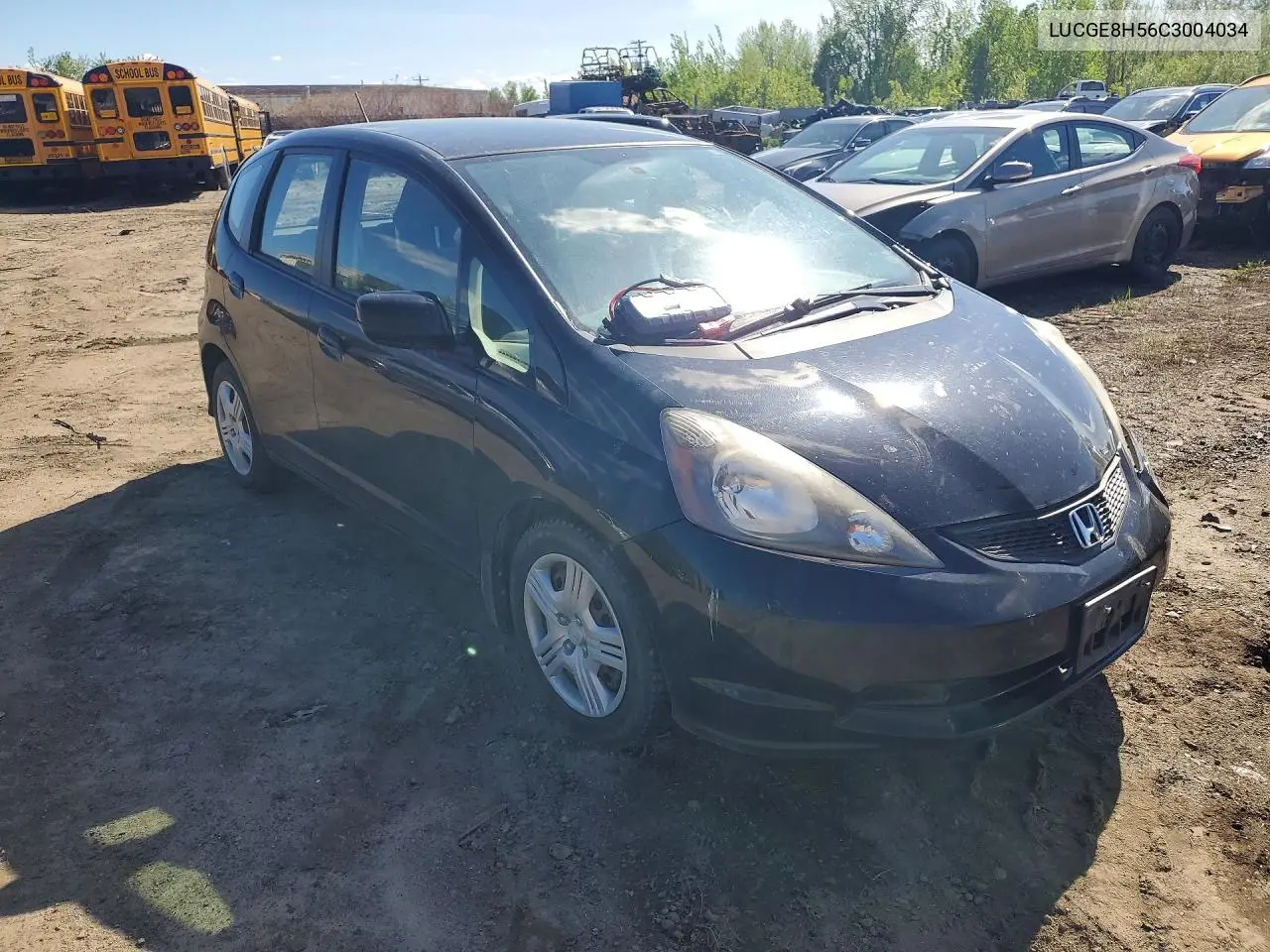 2012 Honda Fit Lx VIN: LUCGE8H56C3004034 Lot: 55114776