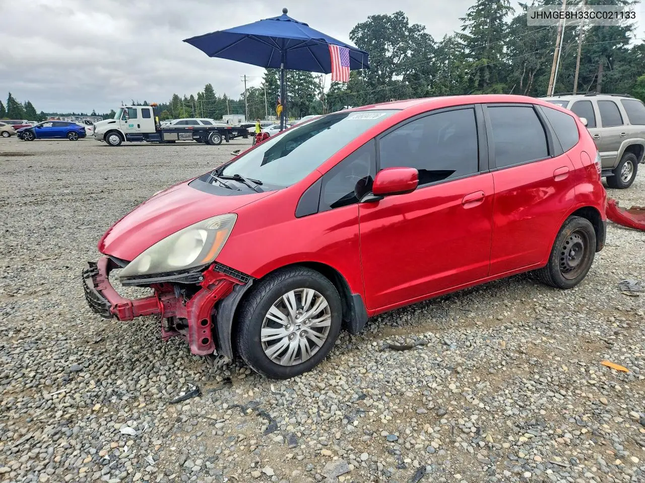 2012 Honda Fit VIN: JHMGE8H33CC021133 Lot: 58934776