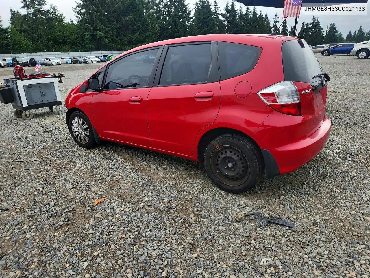 2012 Honda Fit VIN: JHMGE8H33CC021133 Lot: 58934776