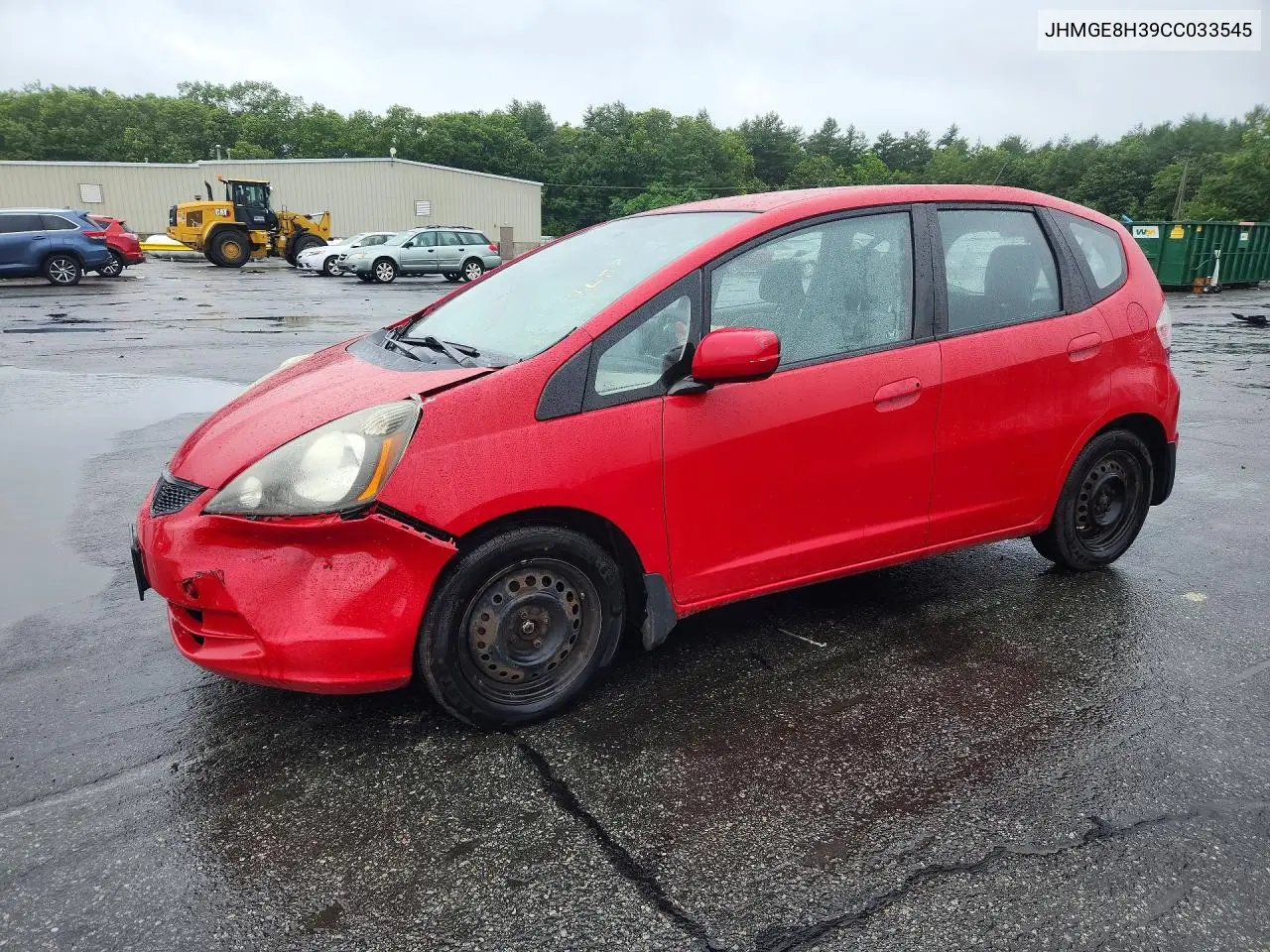 2012 Honda Fit VIN: JHMGE8H39CC033545 Lot: 59994386