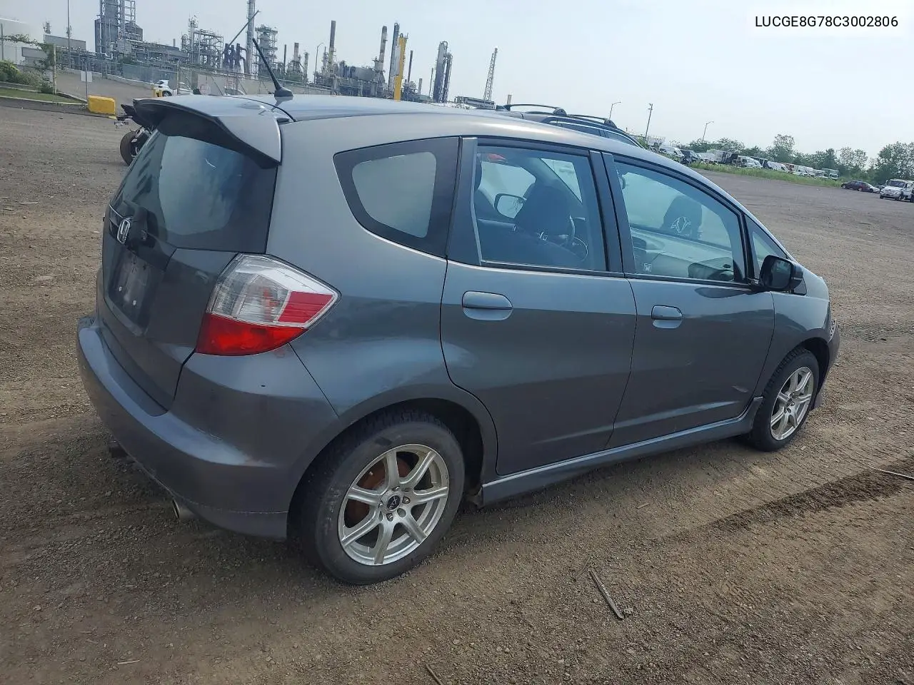 2012 Honda Fit Sport VIN: LUCGE8G78C3002806 Lot: 60748216