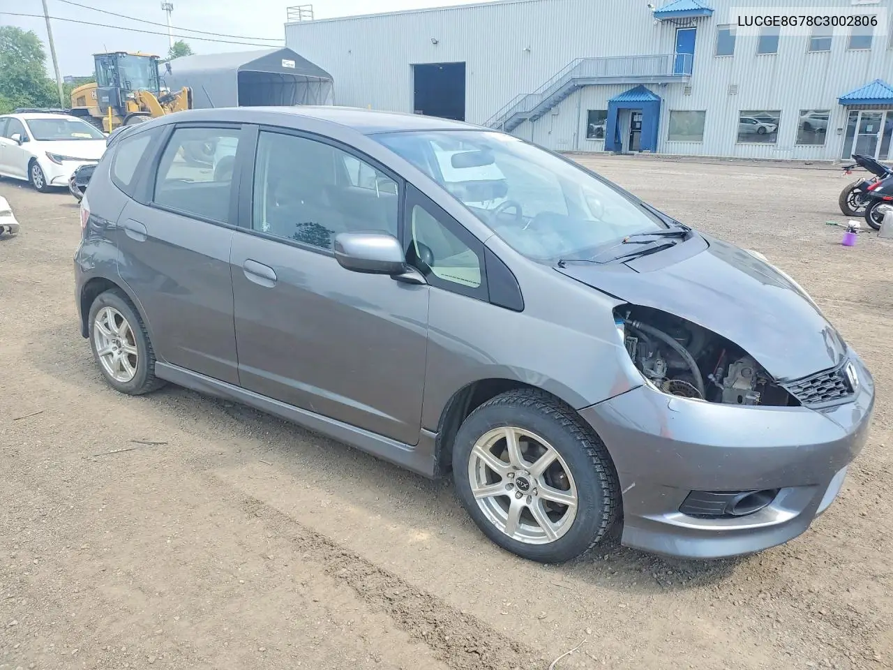 2012 Honda Fit Sport VIN: LUCGE8G78C3002806 Lot: 60748216