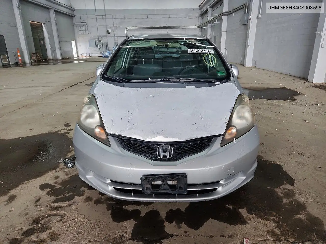 2012 Honda Fit VIN: JHMGE8H34CS003598 Lot: 60802486