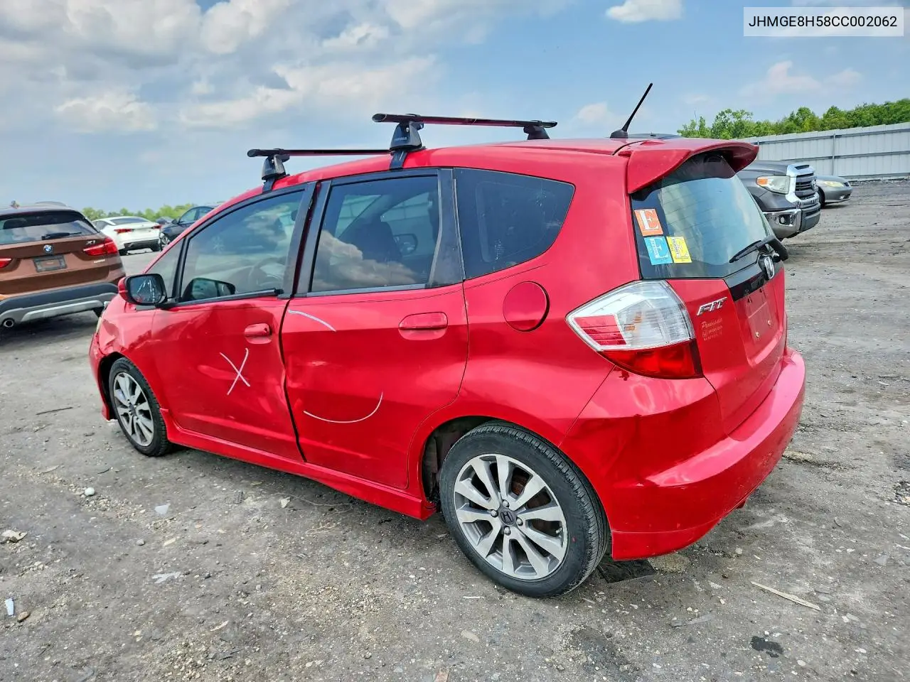 2012 Honda Fit Sport VIN: JHMGE8H58CC002062 Lot: 61104576