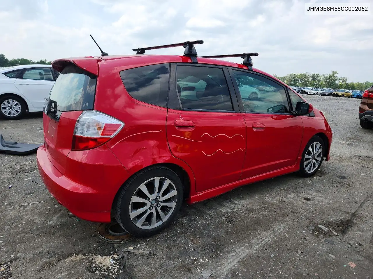 2012 Honda Fit Sport VIN: JHMGE8H58CC002062 Lot: 61104576