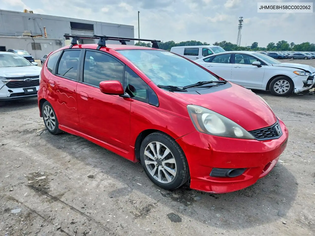 2012 Honda Fit Sport VIN: JHMGE8H58CC002062 Lot: 61104576