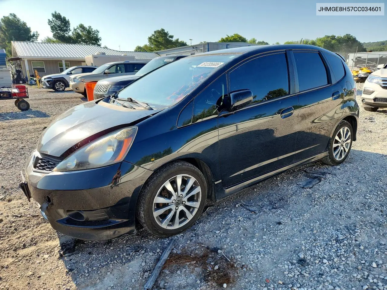 2012 Honda Fit Sport VIN: JHMGE8H57CC034601 Lot: 61235606