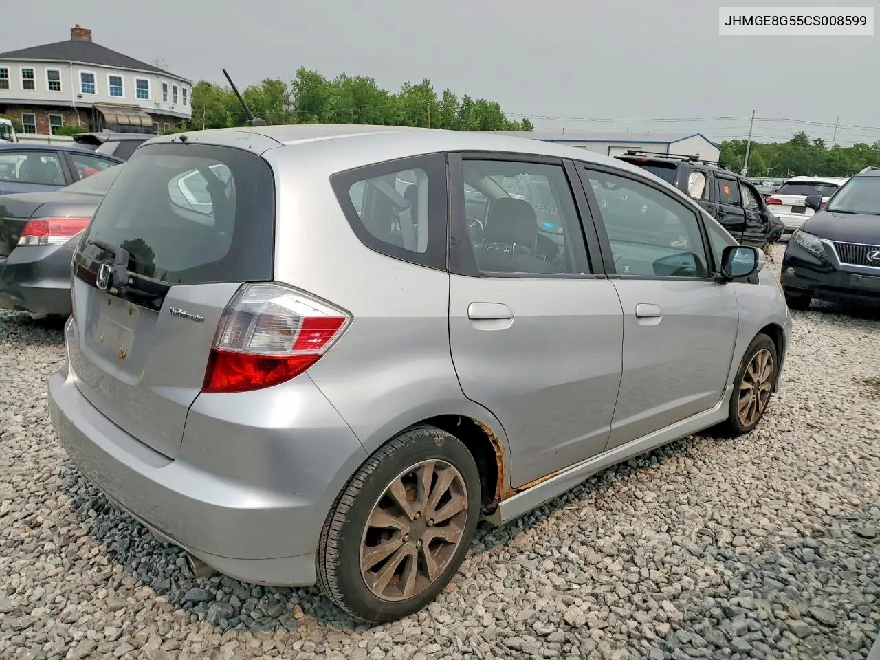 2012 Honda Fit Sport VIN: JHMGE8G55CS008599 Lot: 61282496