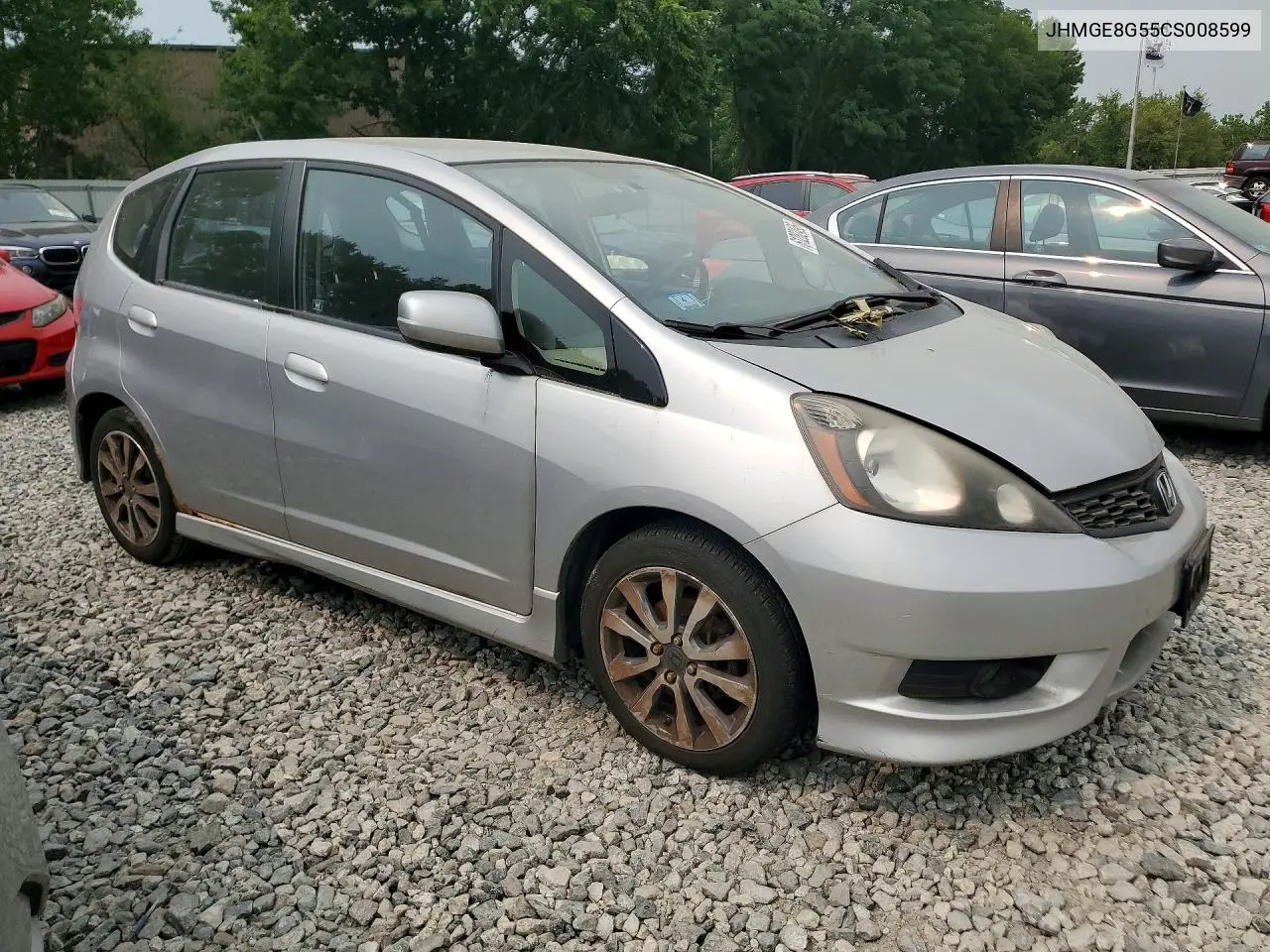 2012 Honda Fit Sport VIN: JHMGE8G55CS008599 Lot: 61282496