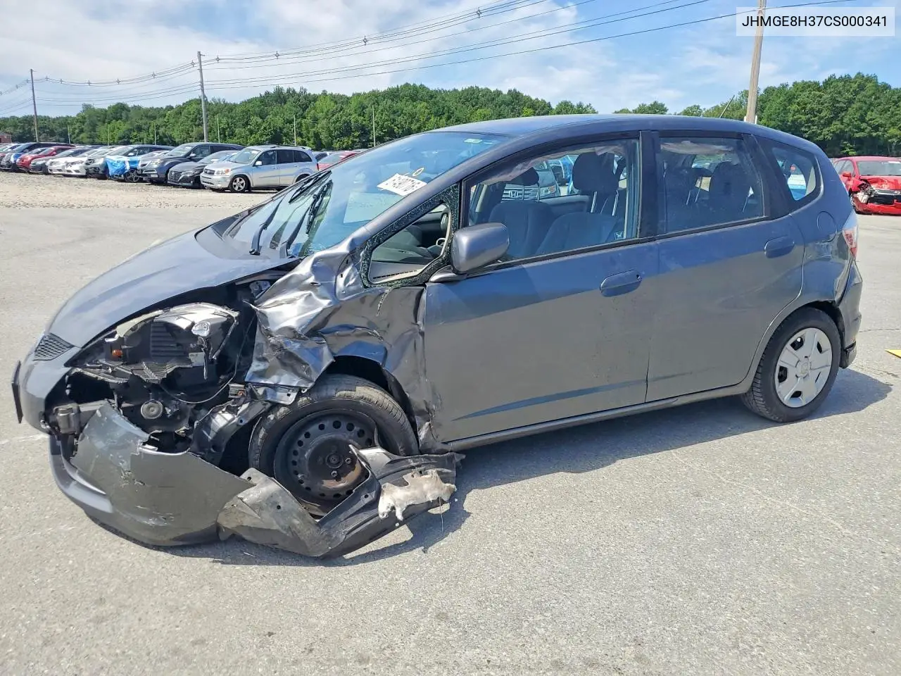 2012 Honda Fit VIN: JHMGE8H37CS000341 Lot: 61490716