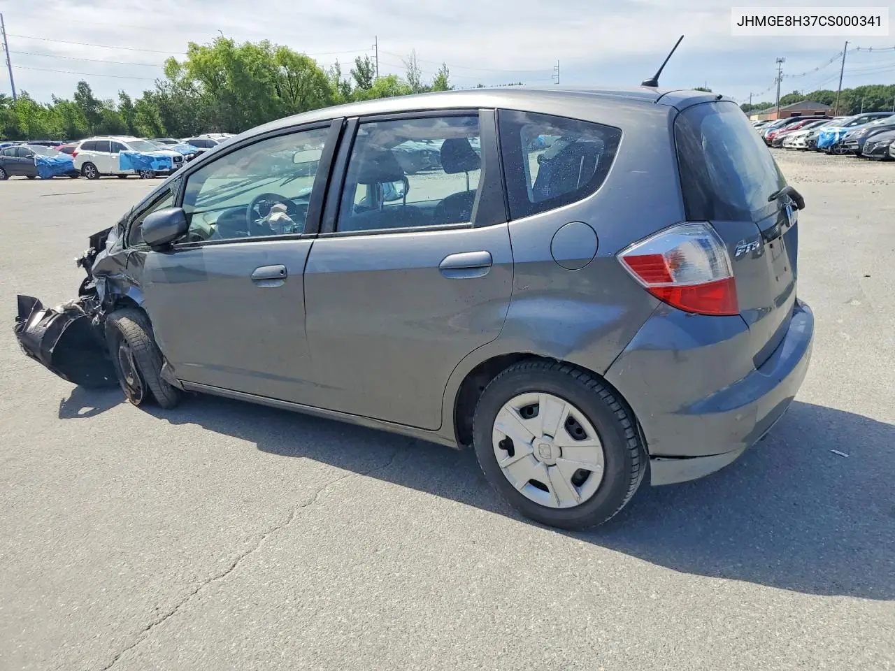 2012 Honda Fit VIN: JHMGE8H37CS000341 Lot: 61490716