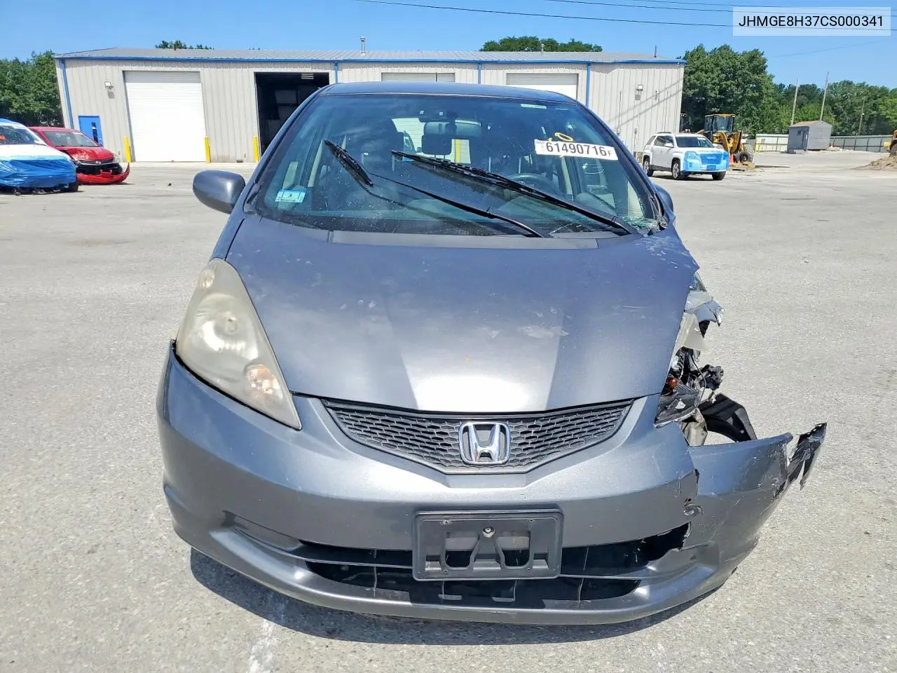 2012 Honda Fit VIN: JHMGE8H37CS000341 Lot: 61490716