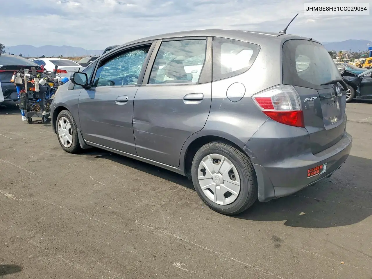 2012 Honda Fit VIN: JHMGE8H31CC029084 Lot: 61974566