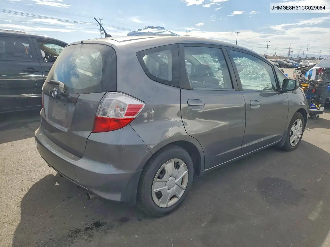 2012 Honda Fit VIN: JHMGE8H31CC029084 Lot: 61974566