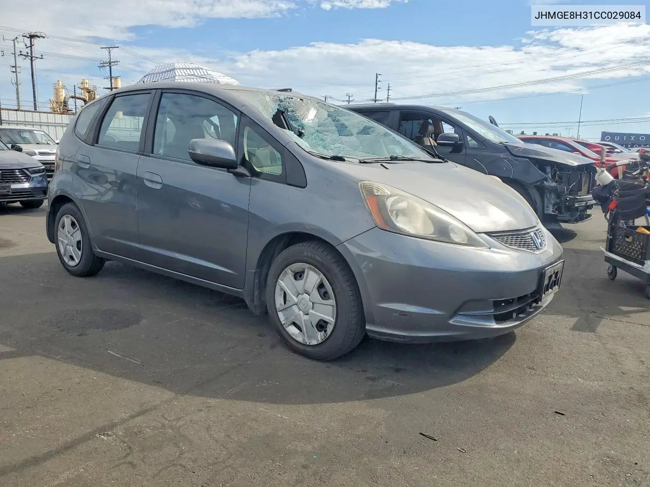 2012 Honda Fit VIN: JHMGE8H31CC029084 Lot: 61974566