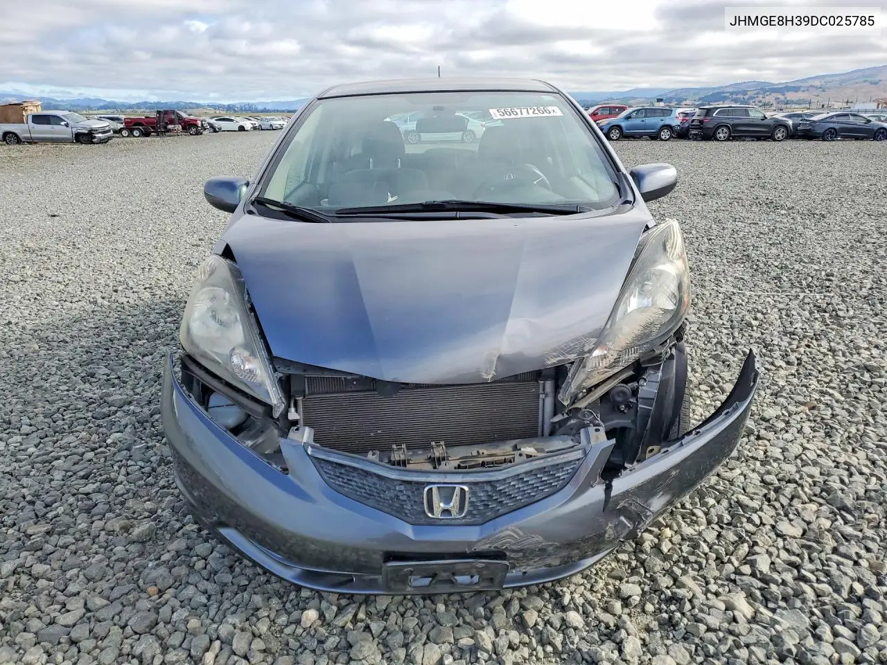 2013 Honda Fit VIN: JHMGE8H39DC025785 Lot: 56677266