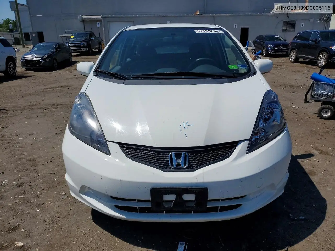 2013 Honda Fit VIN: JHMGE8H39DC005116 Lot: 57106096