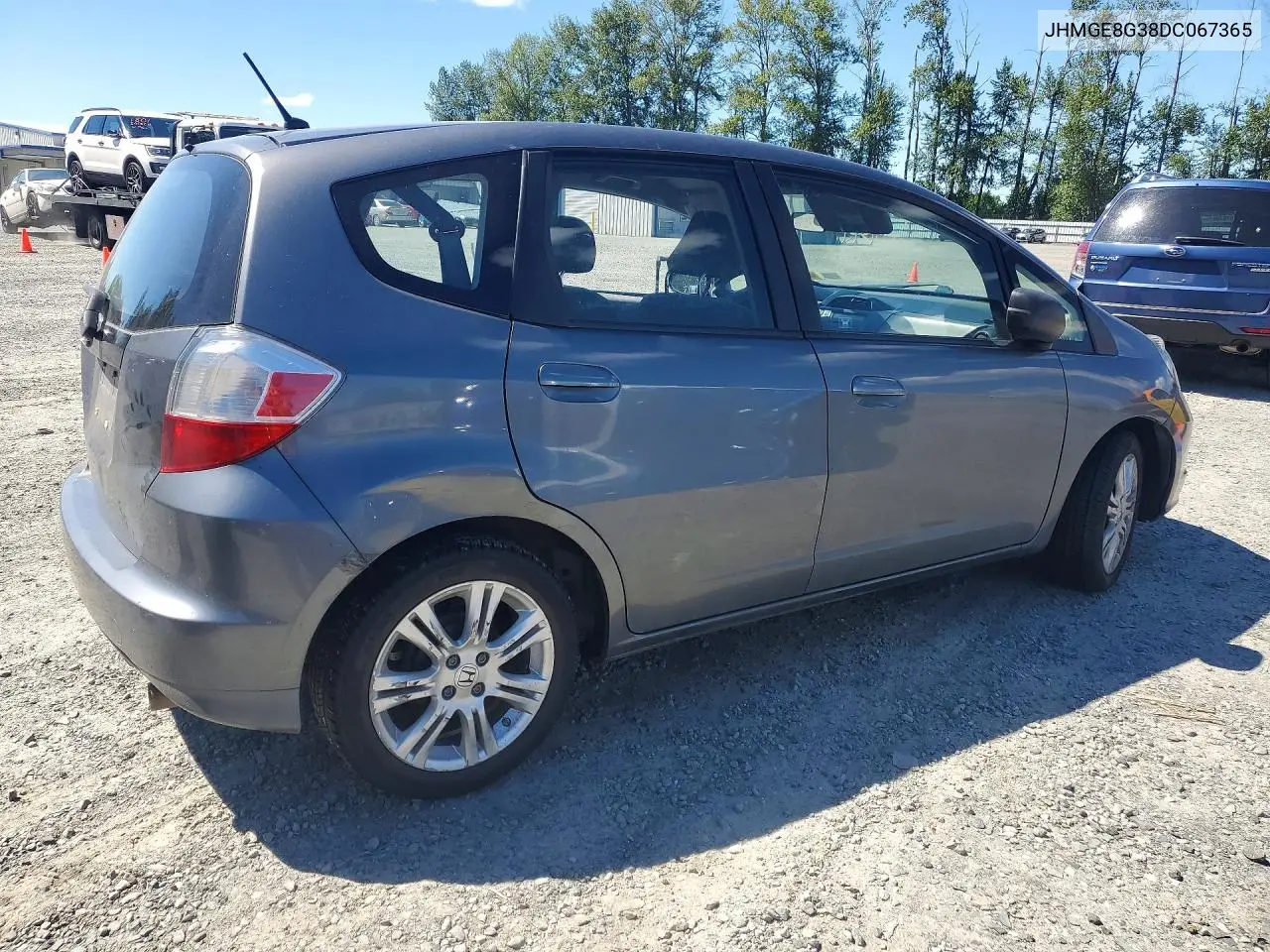 2013 Honda Fit VIN: JHMGE8G38DC067365 Lot: 57147556