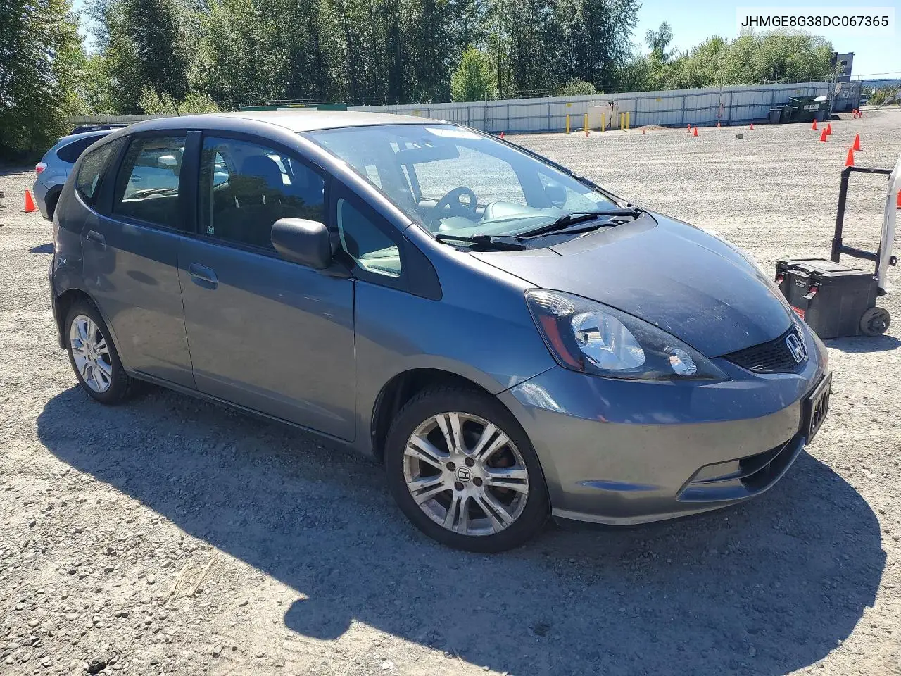 2013 Honda Fit VIN: JHMGE8G38DC067365 Lot: 57147556