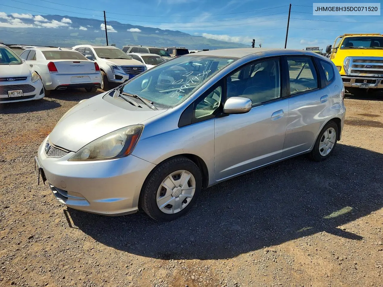 2013 Honda Fit VIN: JHMGE8H35DC071520 Lot: 59917936