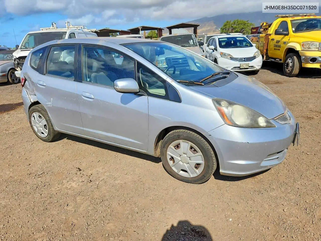 2013 Honda Fit VIN: JHMGE8H35DC071520 Lot: 59917936