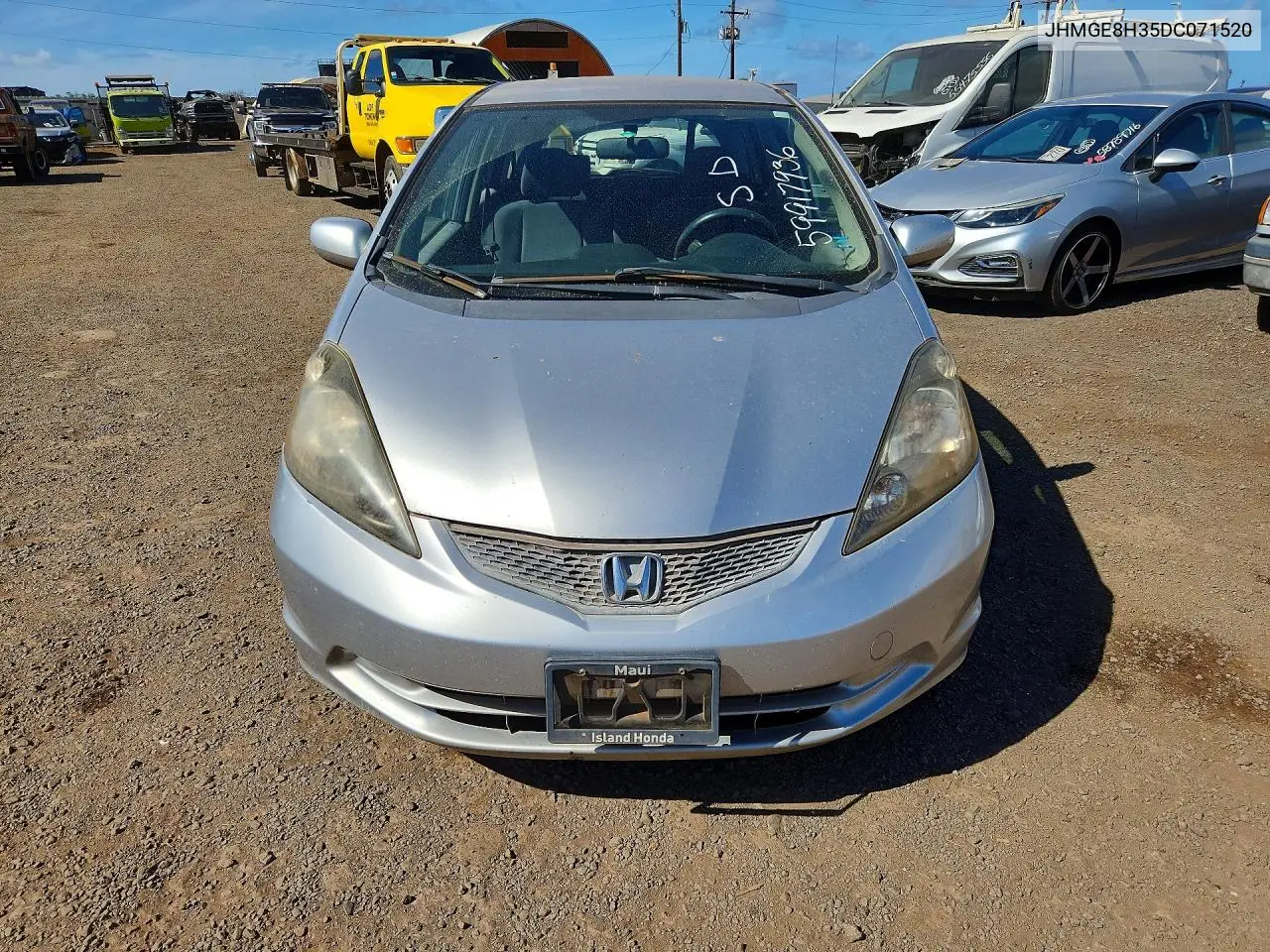 2013 Honda Fit VIN: JHMGE8H35DC071520 Lot: 59917936