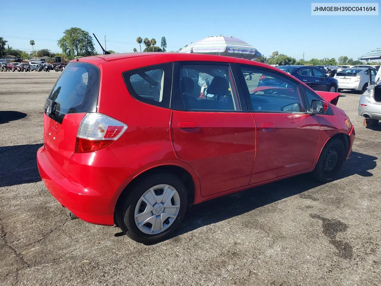 2013 Honda Fit VIN: JHMGE8H39DC041694 Lot: 60516136