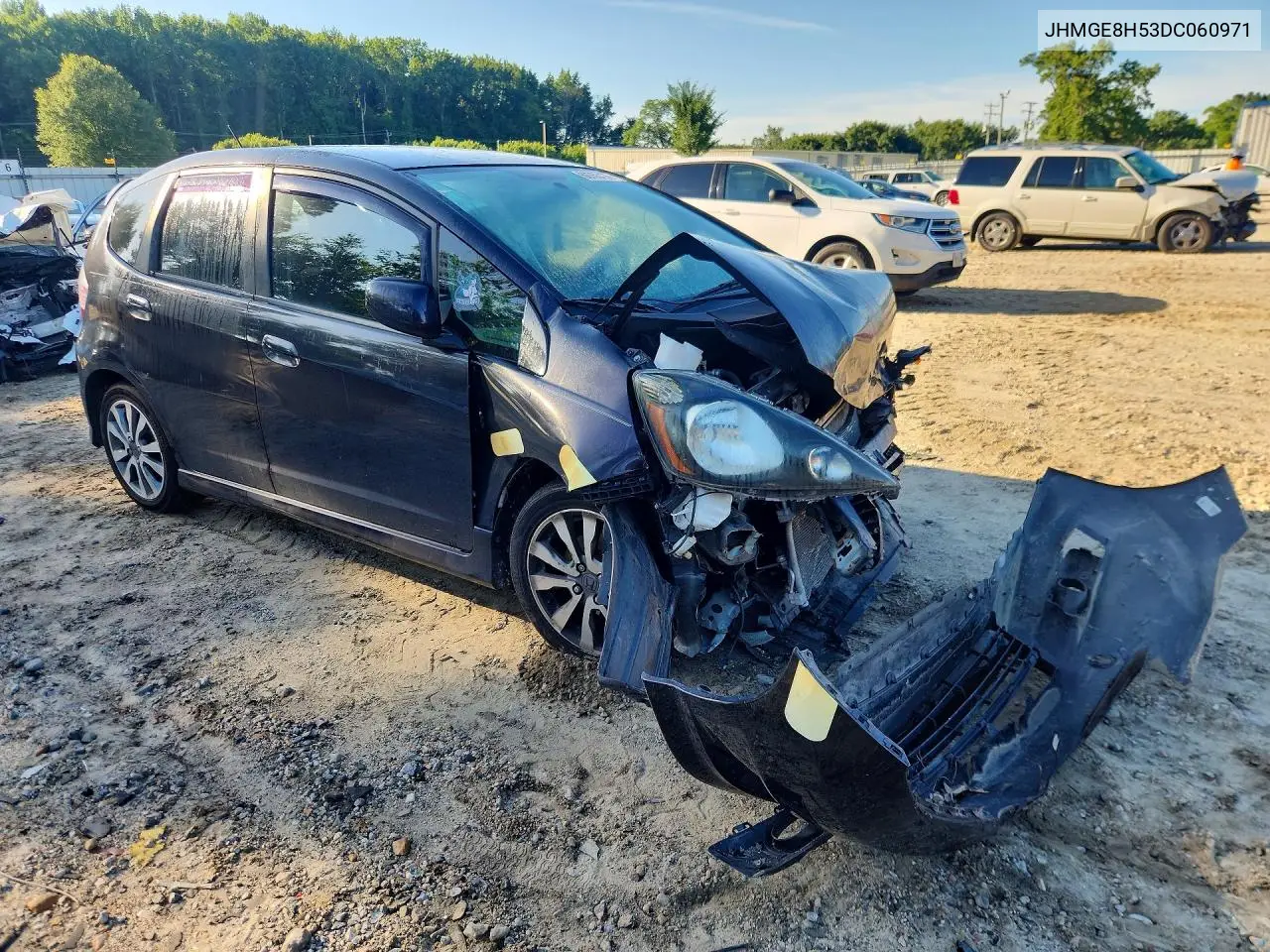 2013 Honda Fit Sport VIN: JHMGE8H53DC060971 Lot: 60763136
