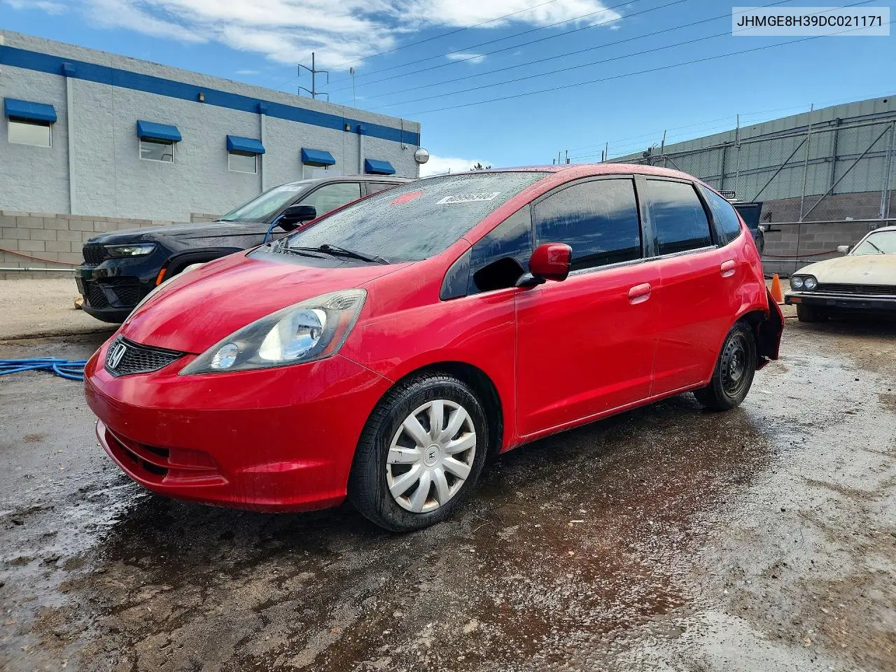 2013 Honda Fit VIN: JHMGE8H39DC021171 Lot: 60996346
