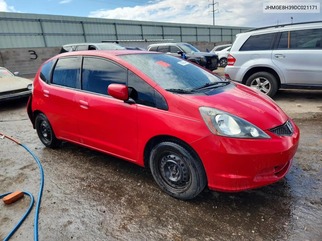2013 Honda Fit VIN: JHMGE8H39DC021171 Lot: 60996346