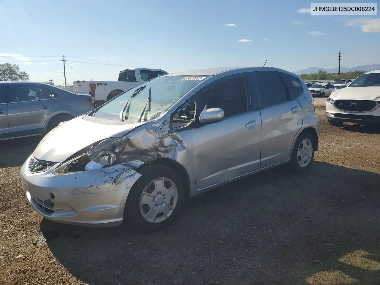 2013 Honda Fit VIN: JHMGE8H35DC008224 Lot: 61018816