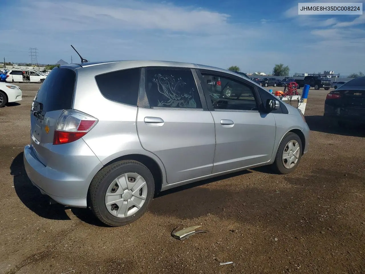 2013 Honda Fit VIN: JHMGE8H35DC008224 Lot: 61018816
